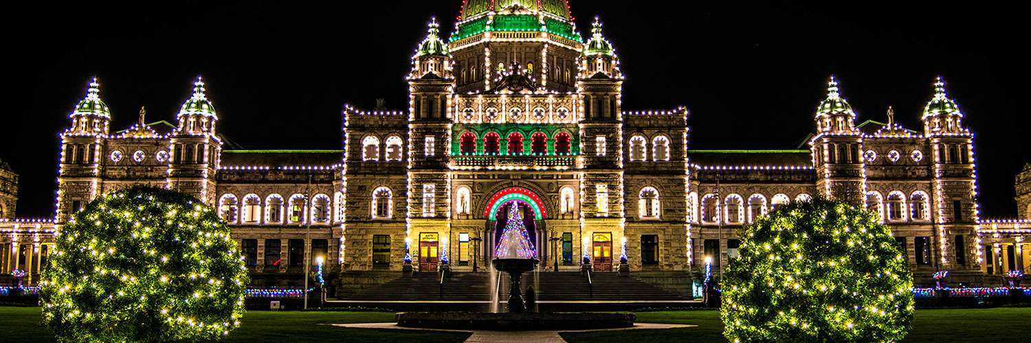 Christmas Lights at The Parliament Buildings