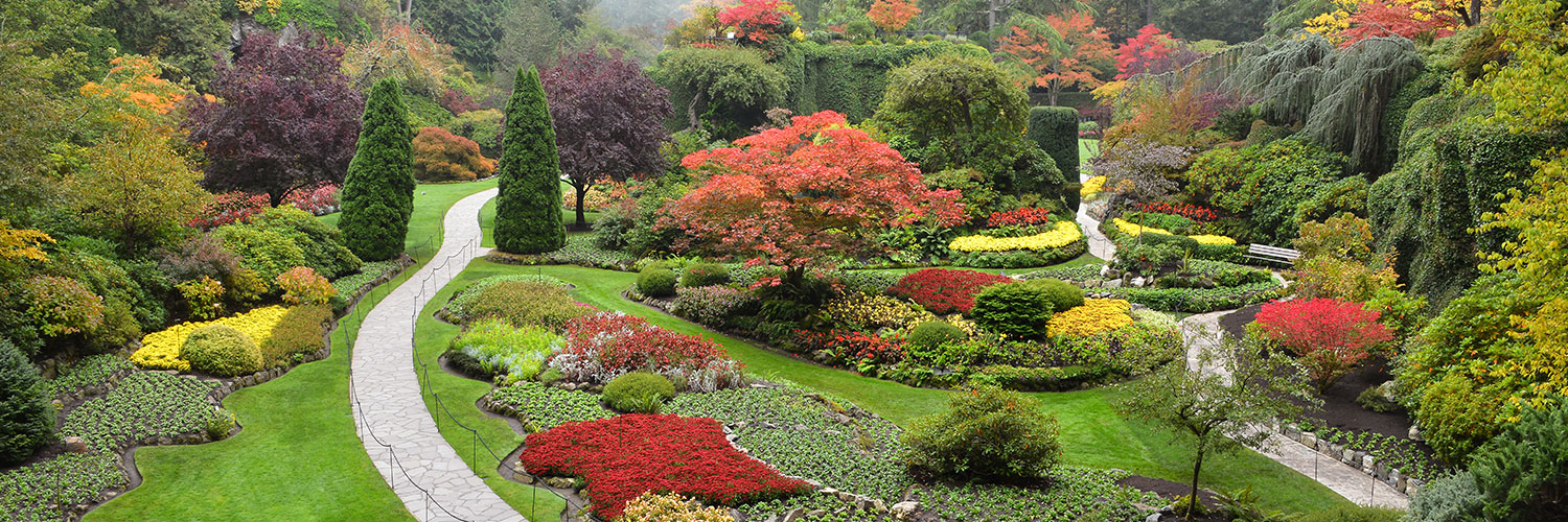Fall at The Butchart Gardens
