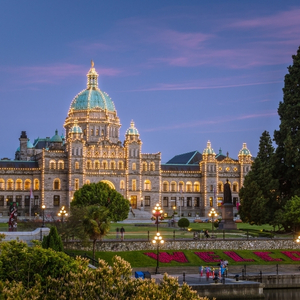 Parliament Buildings in Victoria BC