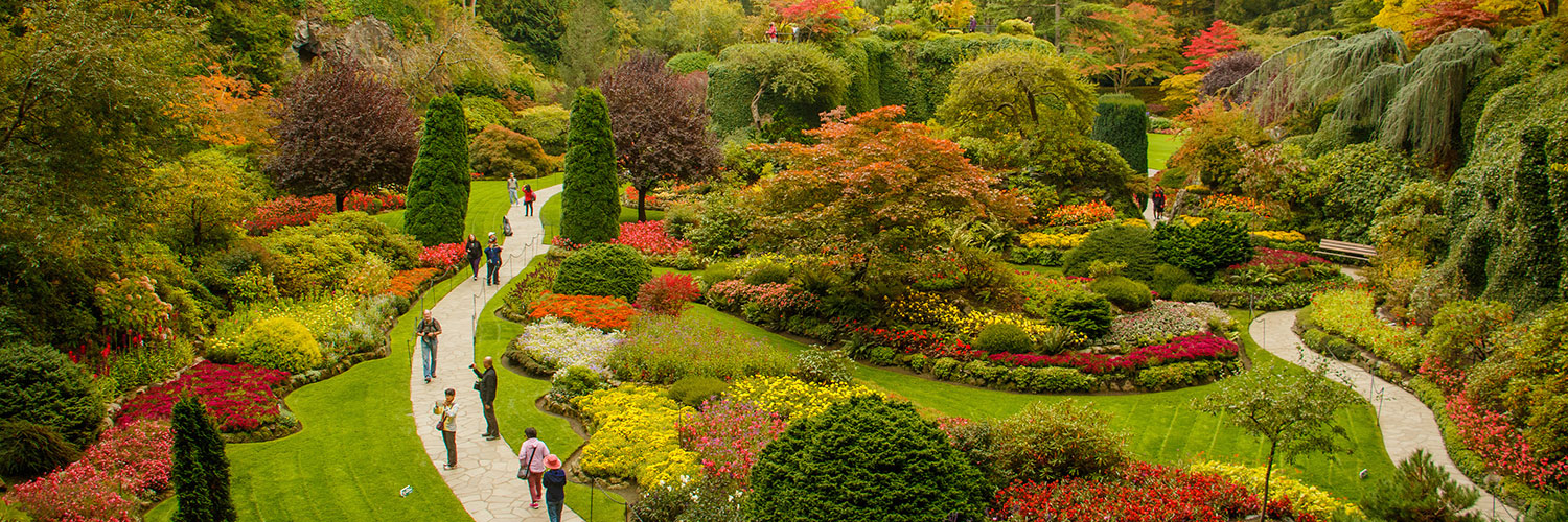 The Butchart Gardens in Fall