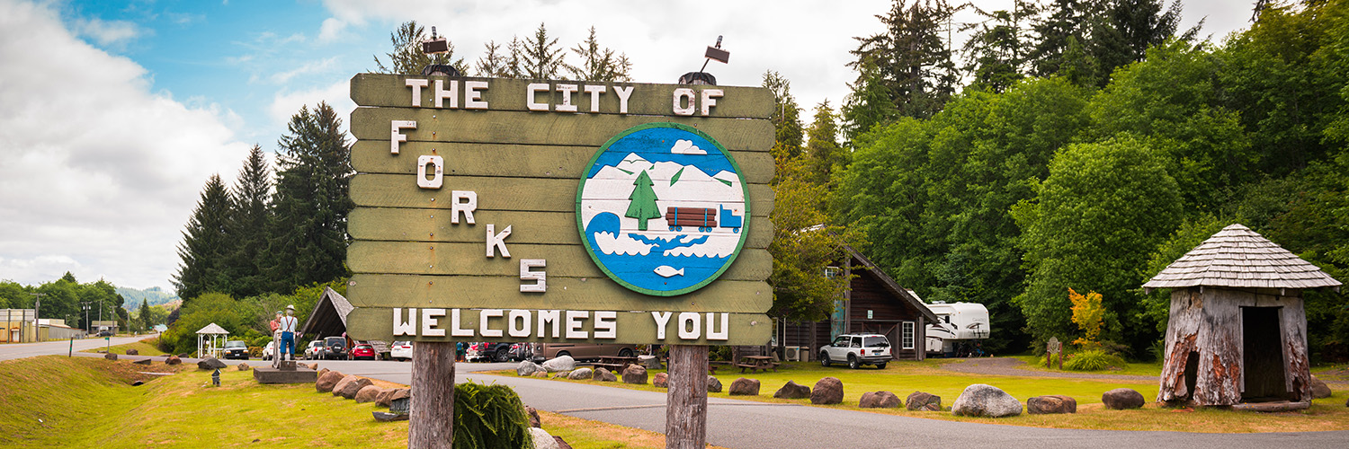 The City of Forks, Washington Welcomes You