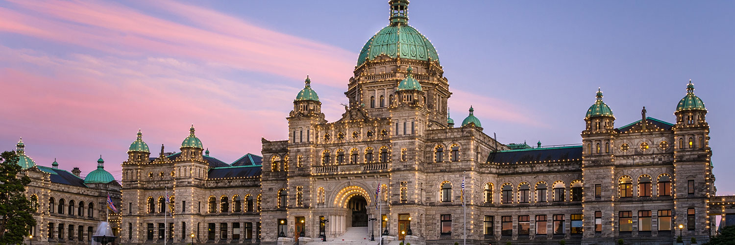 Parliament Buildings in Victoria BC