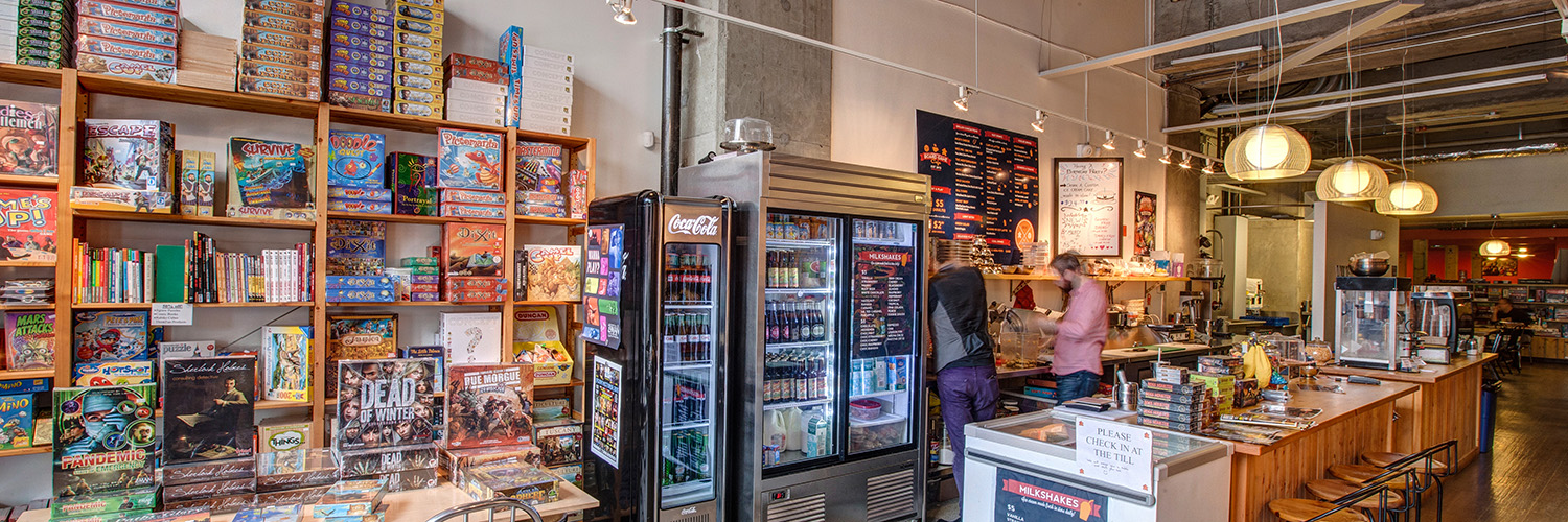 Board Game Café Interior  