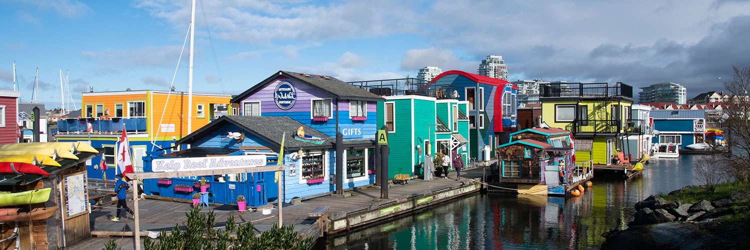 Fisherman's Wharf in Victoria, BC