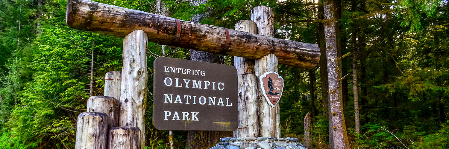 Olympic National Park sign